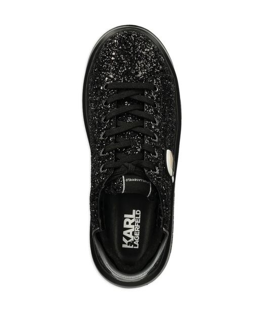 Karl Lagerfeld Black Ikonik Kapri Sneakers