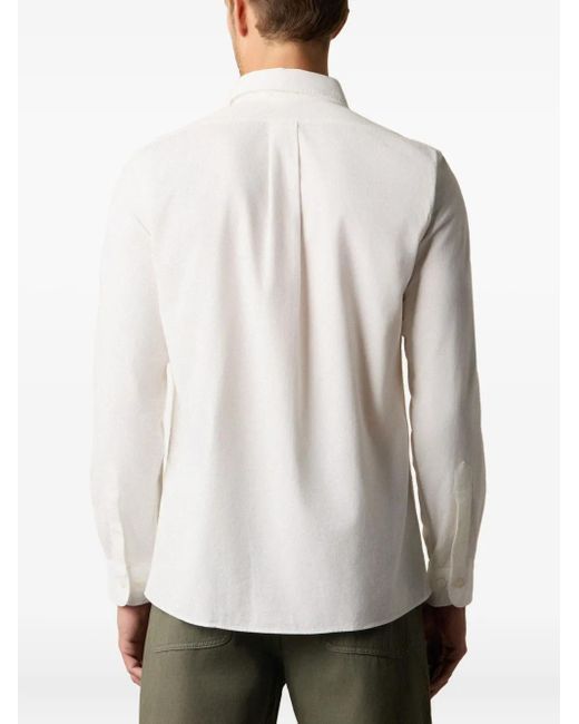 Brooks Brothers White Slim-Fit Cotton Shirt for men