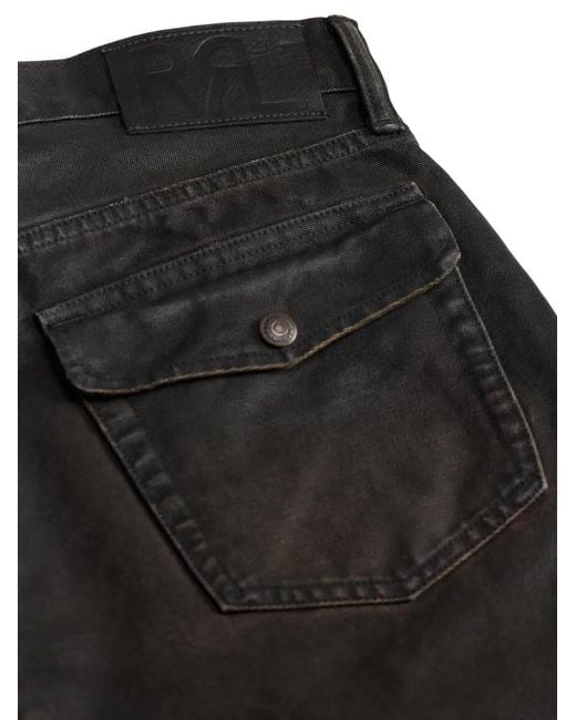 Vaqueros Slim Con Bolsillo RRL de hombre de color Black