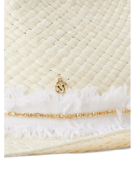 Maison Michel White Austin Sun Hat