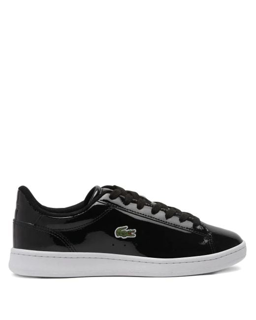 Lacoste Black Patent Leather Sneakers