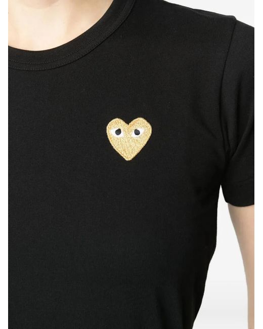 COMME DES GARÇONS PLAY Black Crew-Neck T-Shirt