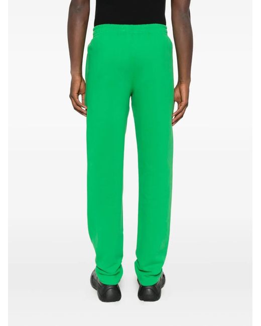 Notrainproof Green Pressed-Crease Trousers