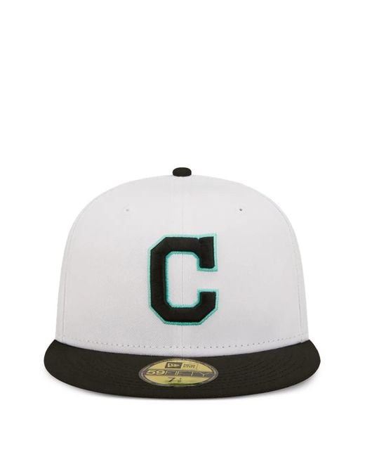 KTZ White X Cleveland Guardians Authentic Baseball Cap for men