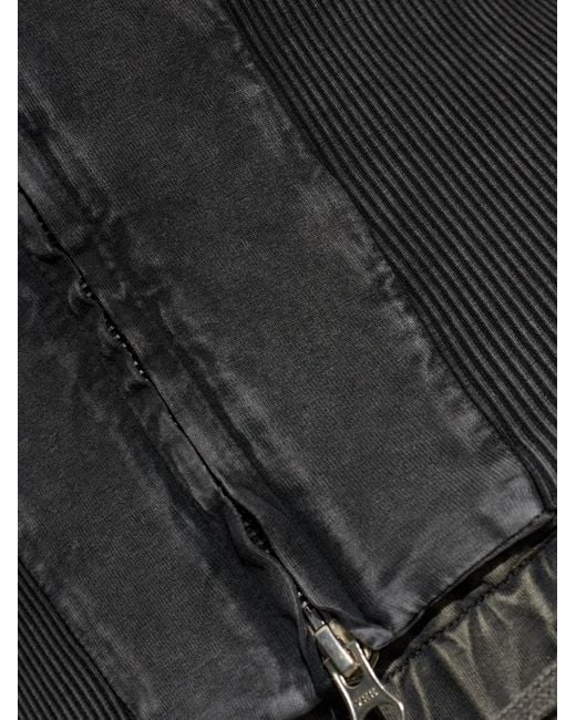 KNWLS Black Zip Ribbed Jacket