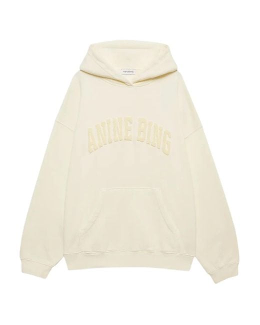 Anine Bing Natural "Harvey" Sweatshirt