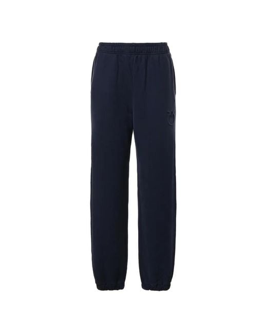 Pinko Blue Logo-Patch Track Pants
