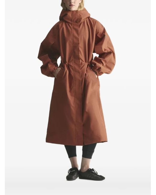 Adidas By Stella McCartney Brown Heavyweight Hooded Parka