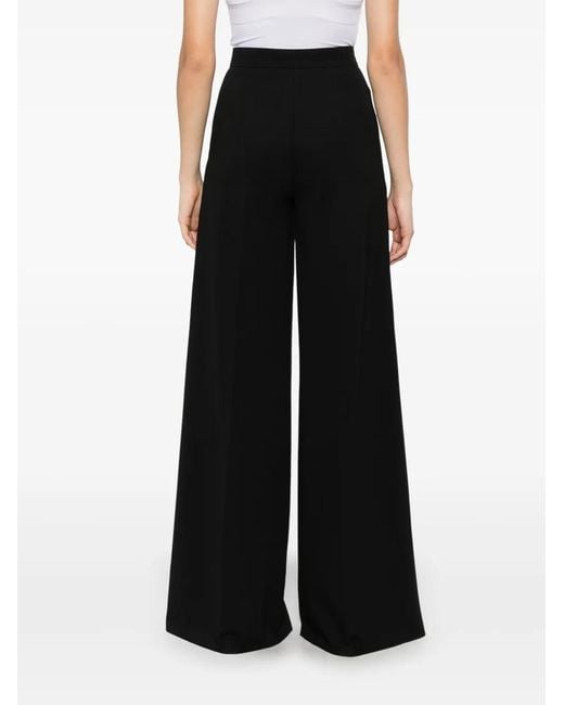 Max Mara Black Wide-Leg Trousers