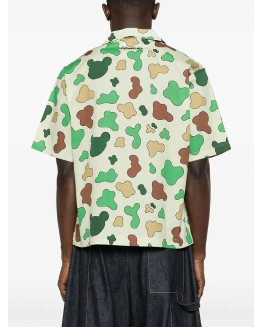 INBETWEENERS Green Graphic-Print Shirt
