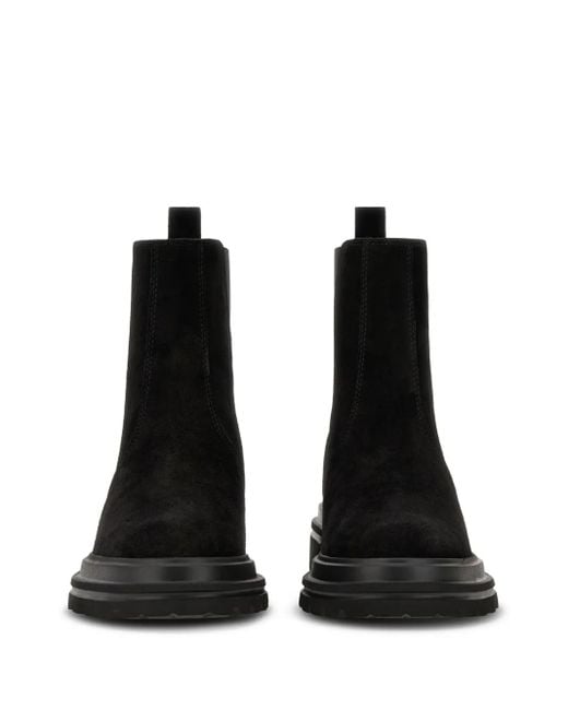Hogan Black Chelsea-Boots Mit Einsätzen