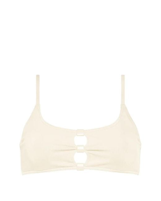 Eres Natural Bloom Cutout Bikini Top