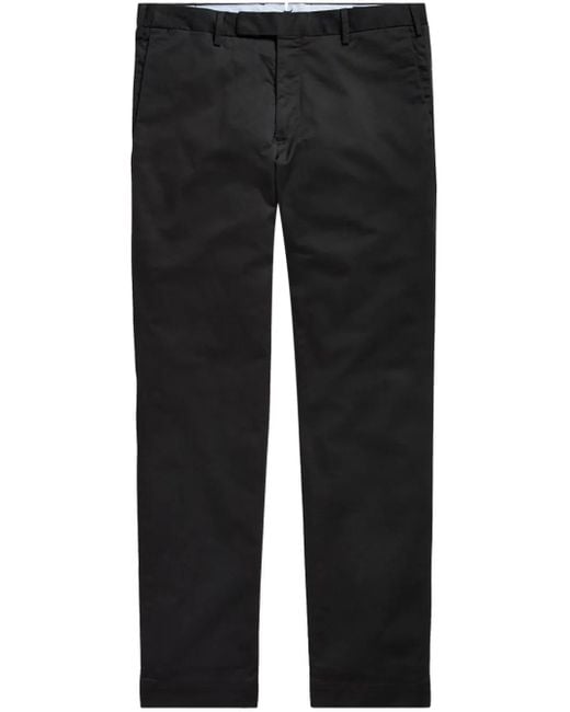 Polo Ralph Lauren Black Straight Leg Trousers for men