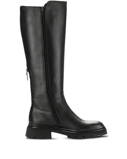 Gabor Black 71.859 Knee High Boot