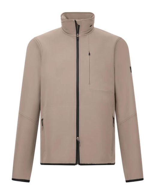 Boggi Brown B-tech Stretch Padded Windproof Jacket for men