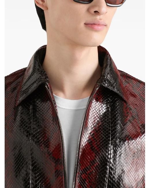 Giacca Migjorn di Dolce & Gabbana in Brown da Uomo