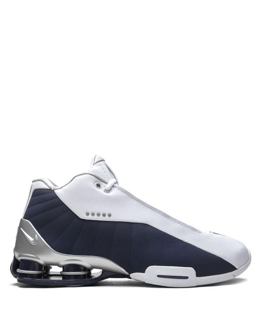 Nike Leather Shox Bb4 Sneakers in White for Men - Lyst