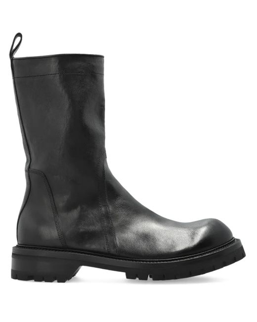 Rick Owens Concordians Army Creeper Stiefel mit Reißverschluss in Black für Herren