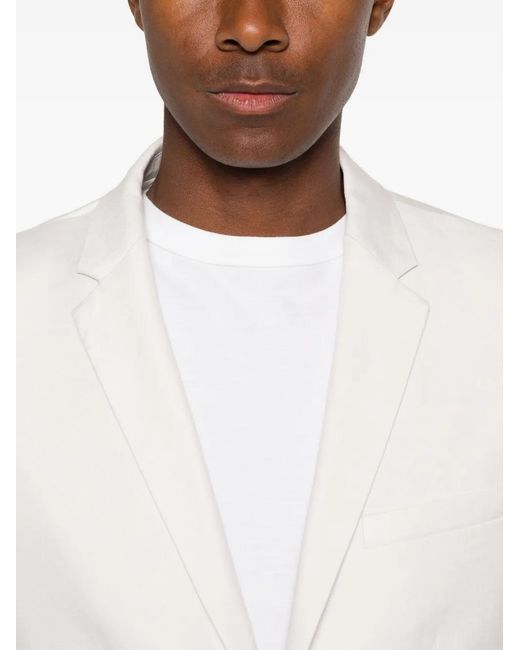 Calvin Klein White Blazer À Simple Boutonnage for men