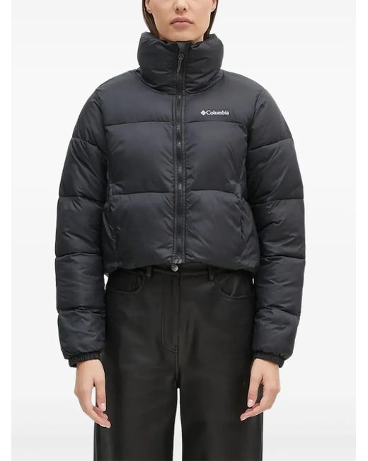 Columbia Black Puffect Zip-Fastening Puffer Jacket