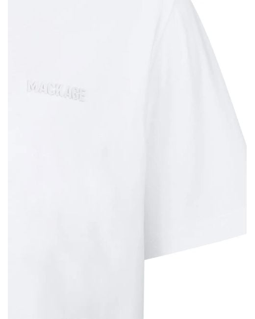 Mackage White Short-Sleeves Polo Shirt for men