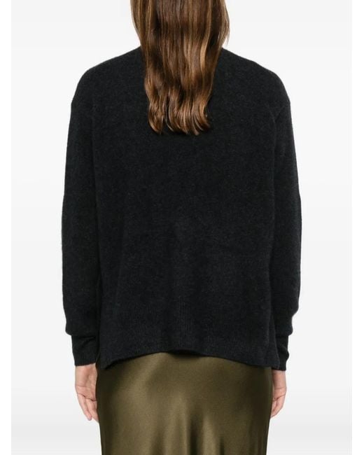 C.T.Plage Black Crew-Neck Sweater