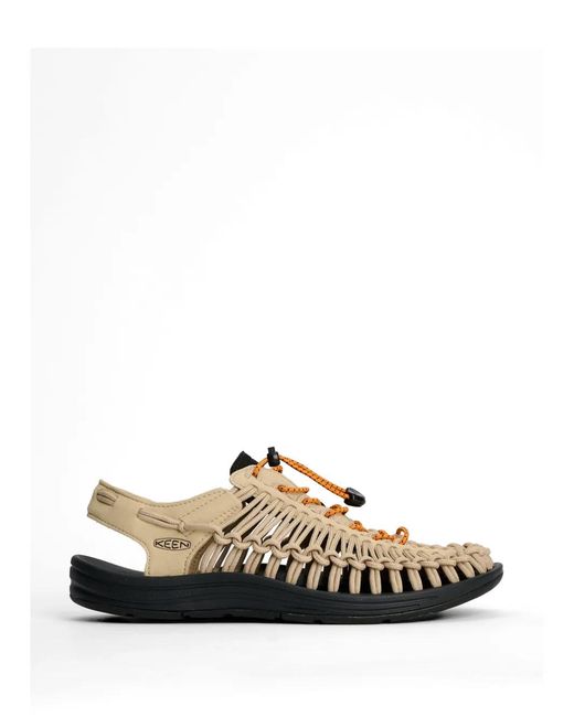 Keen White Uneek Braided Sneakers for men