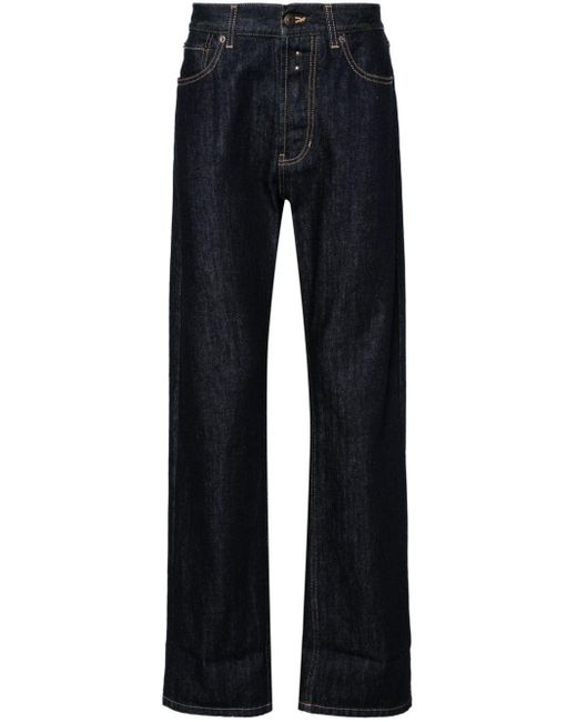 Alexander McQueen Straight Katoenen Jeans in het Blue voor heren