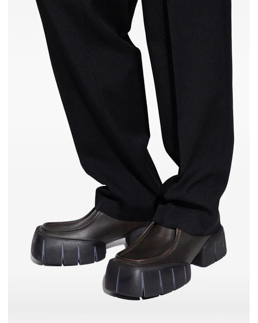 DIESEL Black D-Tex Chunky Sole Derby Shoes for men