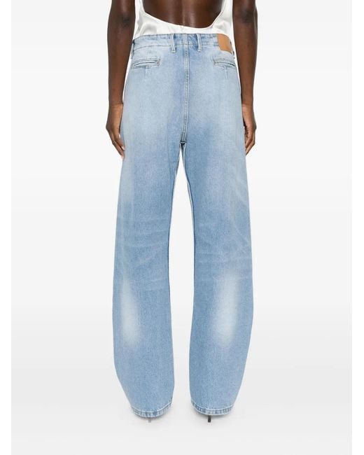 Magda Butrym Blue Side-Seam Jeans
