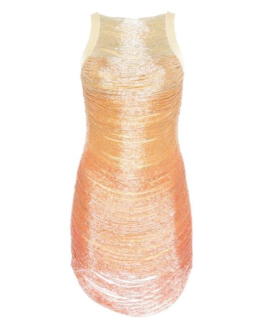 Cult Gaia Metallic Madison Mini Dress