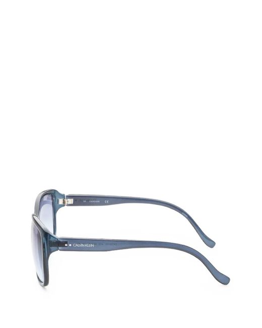 Calvin Klein White Square-Frame Sunglasses