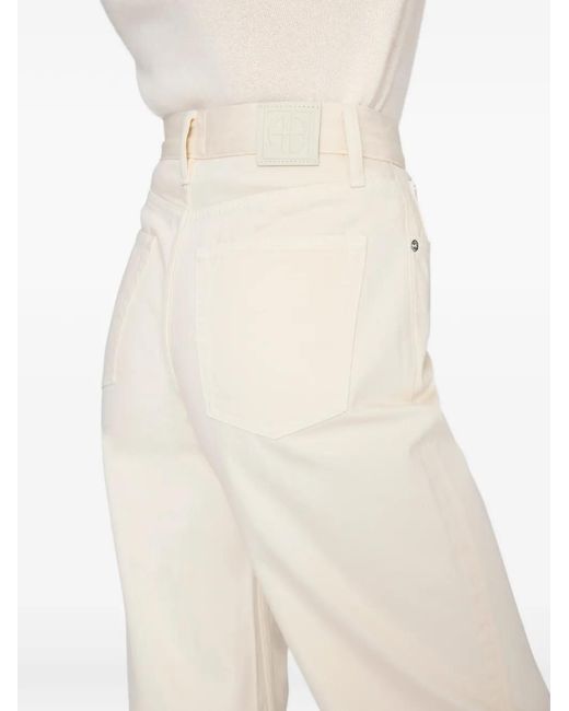 Anine Bing White Brie Jean