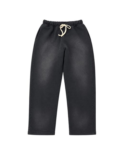 MOOJI MOOJI Blue Drawstring Track Pants for men