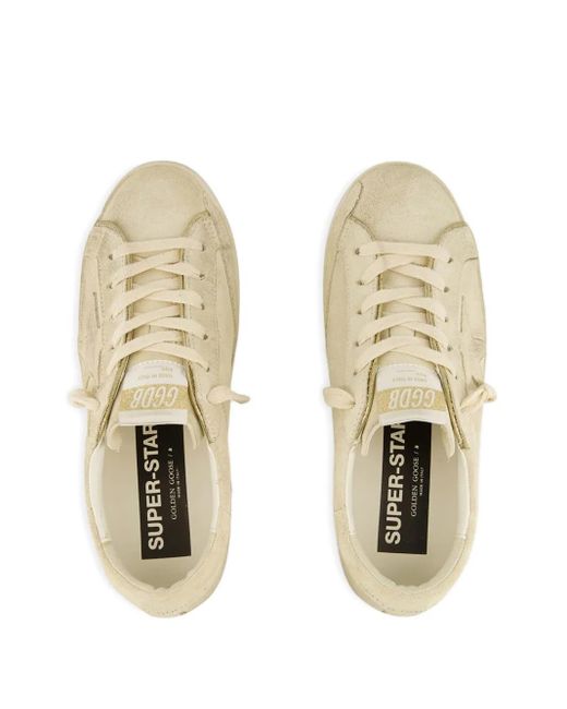 Golden Goose Deluxe Brand Natural Pale Suede Sneakers