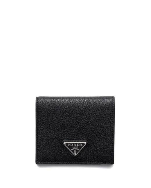 Prada Klassisches Portemonnaie in Black für Herren
