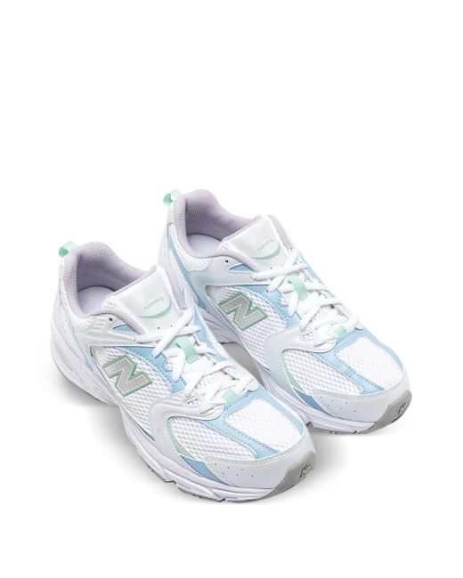 New Balance White 530 Panelled Sneakers for men