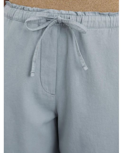Marc O' Polo Blue Drawstring-Waist Trousers