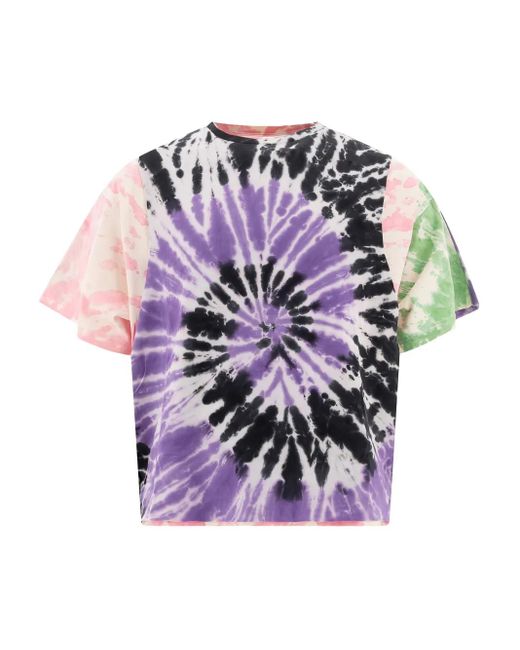 GALLERY DEPT. T-Shirt Met Tie-Dye Vlakken in het Pink voor heren