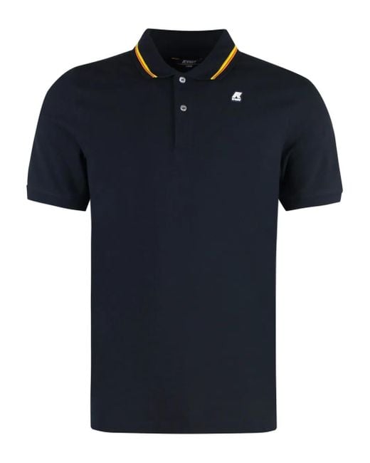 K-Way Blue Jud Polo Shirt for men