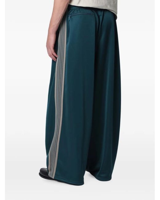 Needles Blue H.D. Side-Stripe Track Pants for men