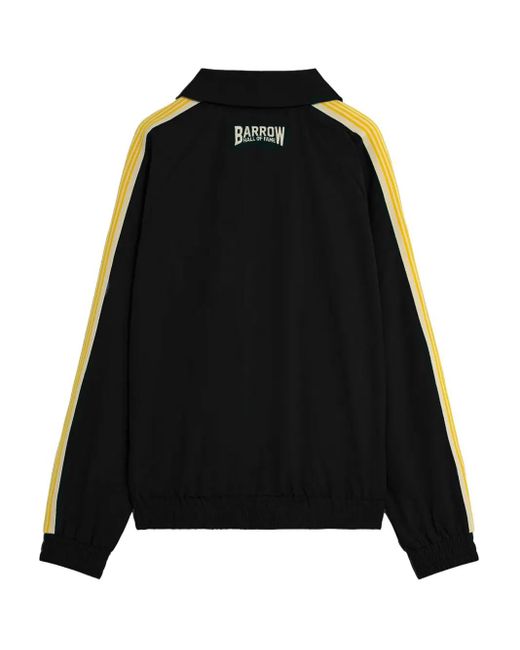 Barrow Black Embroidered-Logo Lightweight Jacket