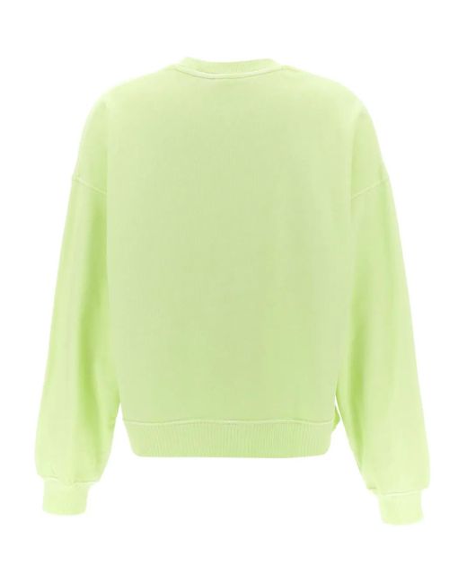 Carhartt Green Logo-Embroidered Sweatshirt