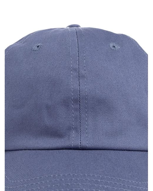 Lanvin Blue Signature Logo-Patch Baseball Cap
