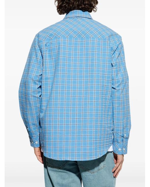 Samsøe & Samsøe Blue Sadamon Shirt for men