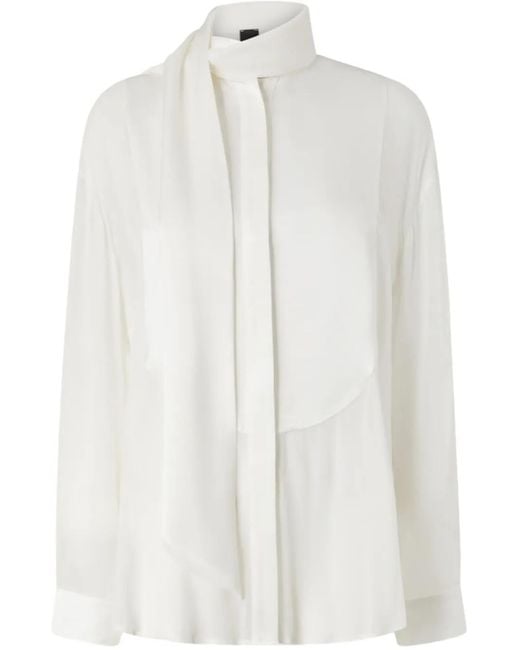 Pinko White Civetta Shirt