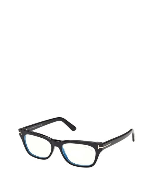 Tom Ford Black Square-Frame Glasses