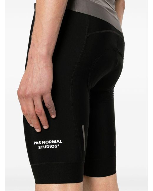 Shorts da ciclismo Essential Thermal Bibs di Pas Normal Studios in Black da Uomo