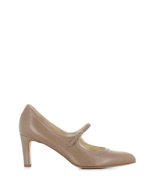 Antonio Barbato Maestri Veneziani Natural 70Mm Leather Heeled Pumps