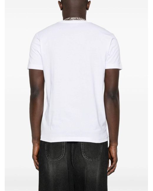 DIESEL White T-diegor-k72 Cotton T-shirt for men